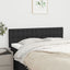 sengegavle 144x5x78/88 cm stof sort