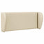 Hovedgærdeøre Creme 40 x 23 x 6 cm Stof