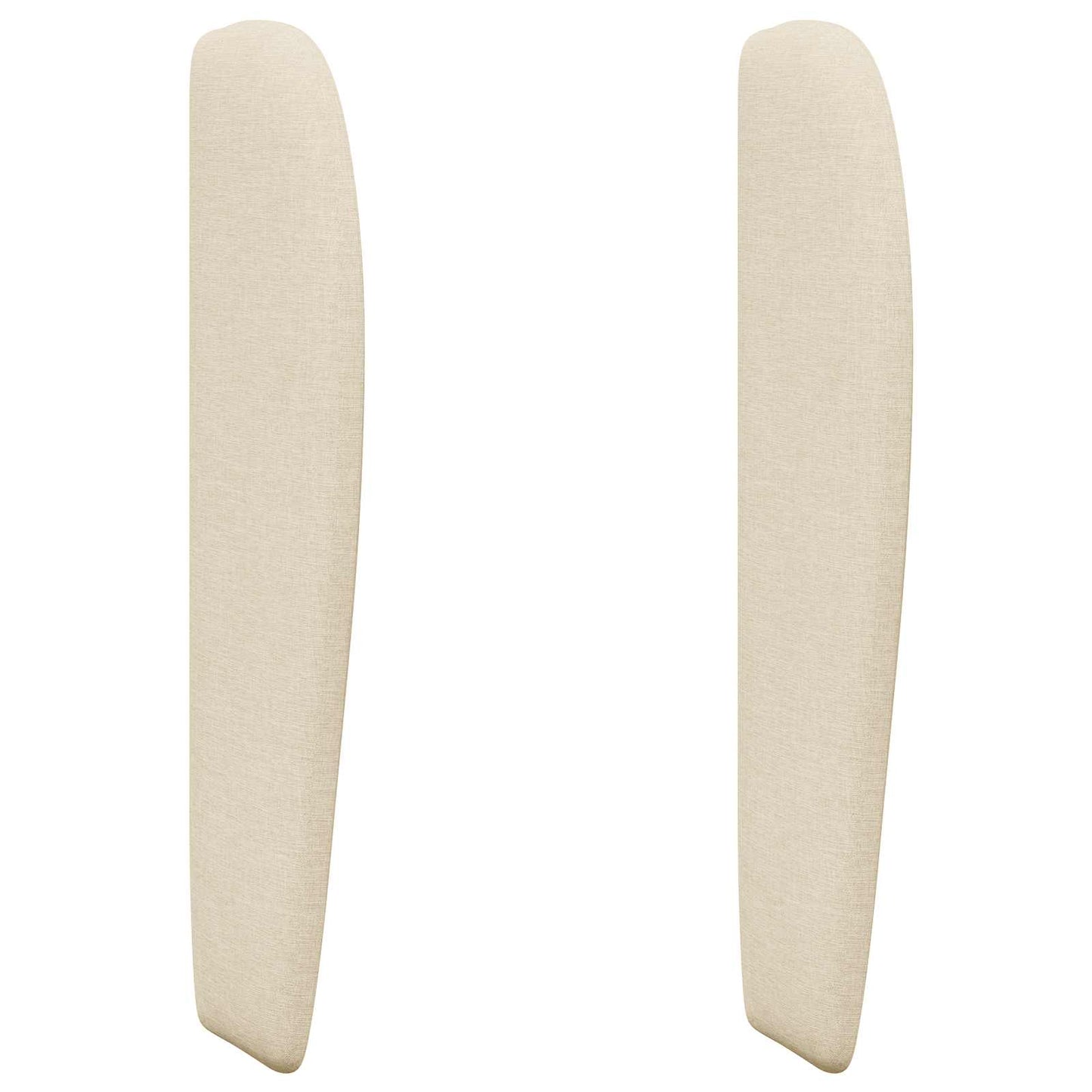 Hovedgærdeøre Creme 80 x 23 x 6 cm Stof