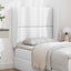 Hovedgærdeøre Hvid 80 x 23 x 6 cm PVC