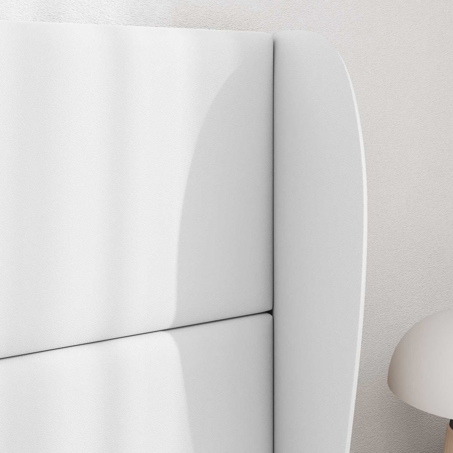 Hovedgærdeøre Hvid 80 x 23 x 6 cm PVC