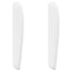 Hovedgærdeøre Hvid 80 x 23 x 6 cm PVC