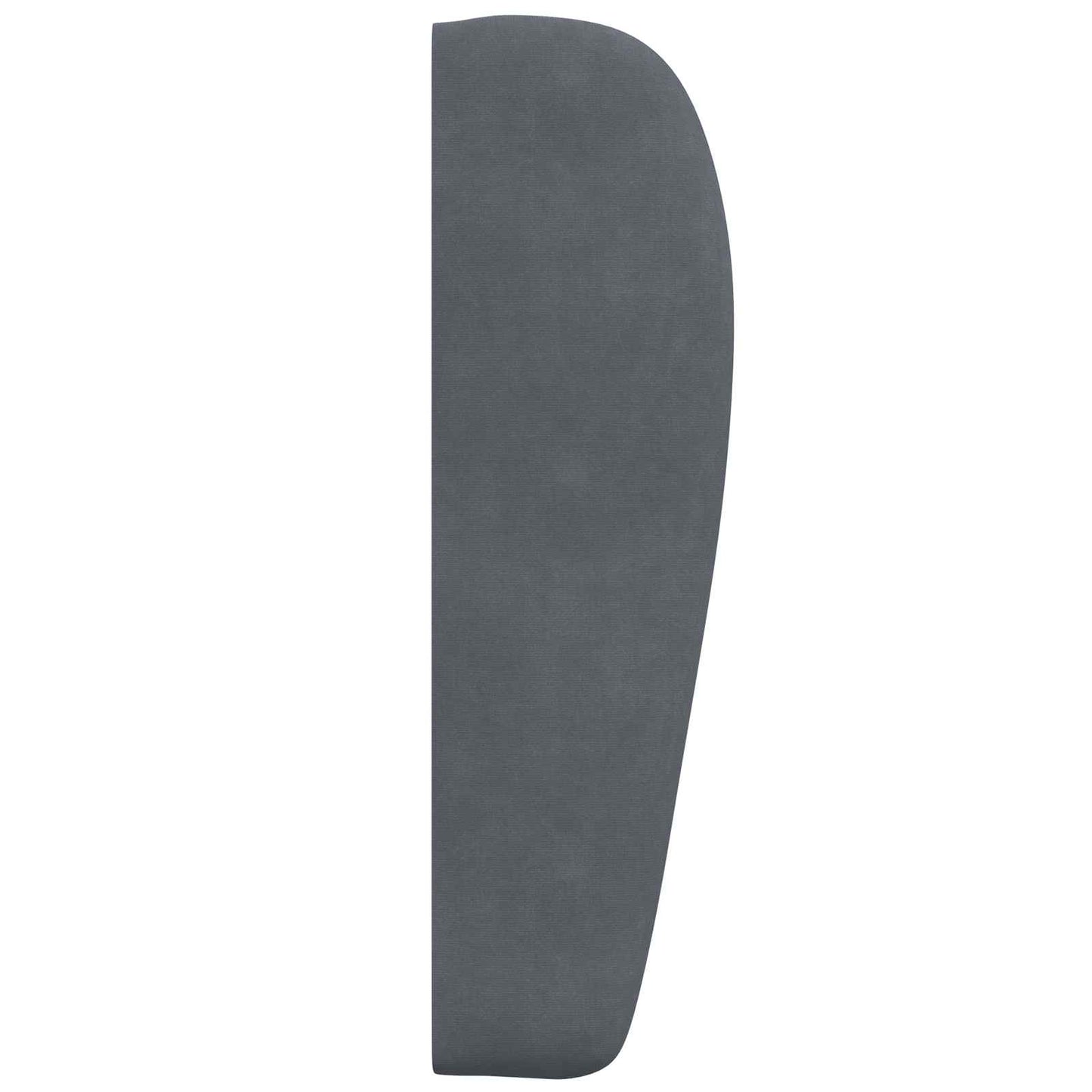 Hovedgærdeøre Dæmpet Grå 80 x 23 x 6 cm Fløjl