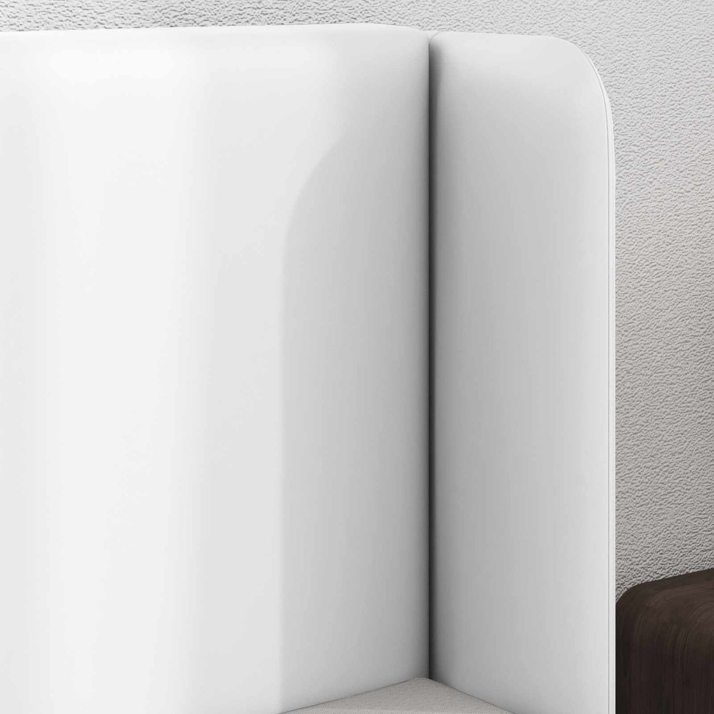 Hovedgærdeøre Hvid 40,5 x 40,5 x 4 cm PVC