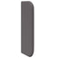 Hovedgærdeøre 2 pcs Grå 40 x 16 x 5 cm Plywood og Faux Læder