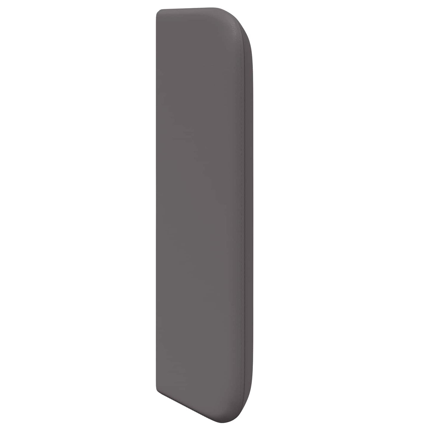 Hovedgærdeøre 2 pcs Grå 40 x 16 x 5 cm Plywood og Faux Læder