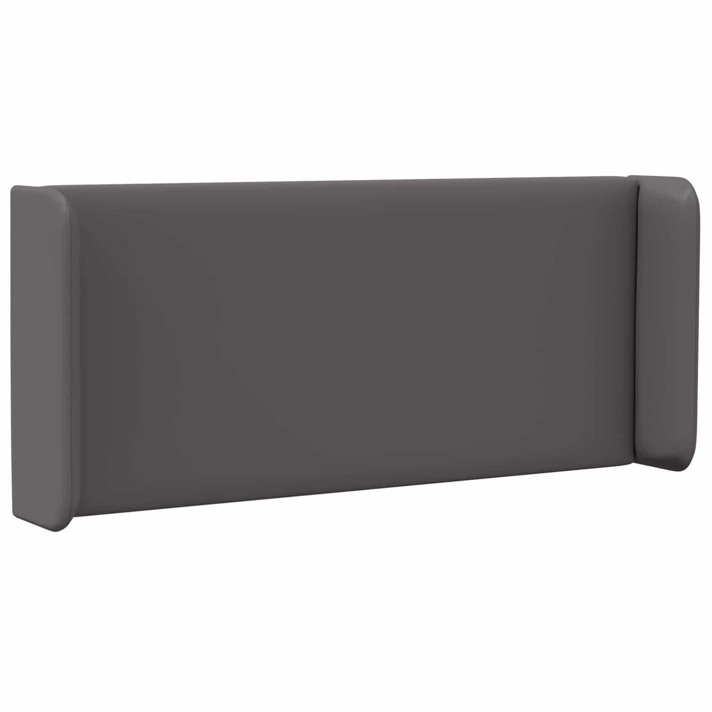 Hovedgærdeøre 2 pcs Grå 40 x 16 x 5 cm Plywood og Faux Læder