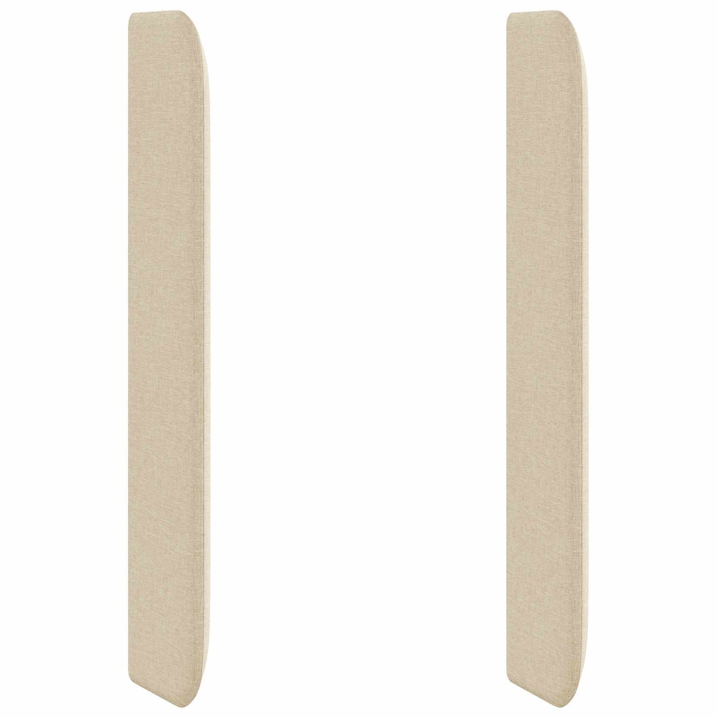Hovedgærdeøre Creme 80 x 16 x 4 cm Stof