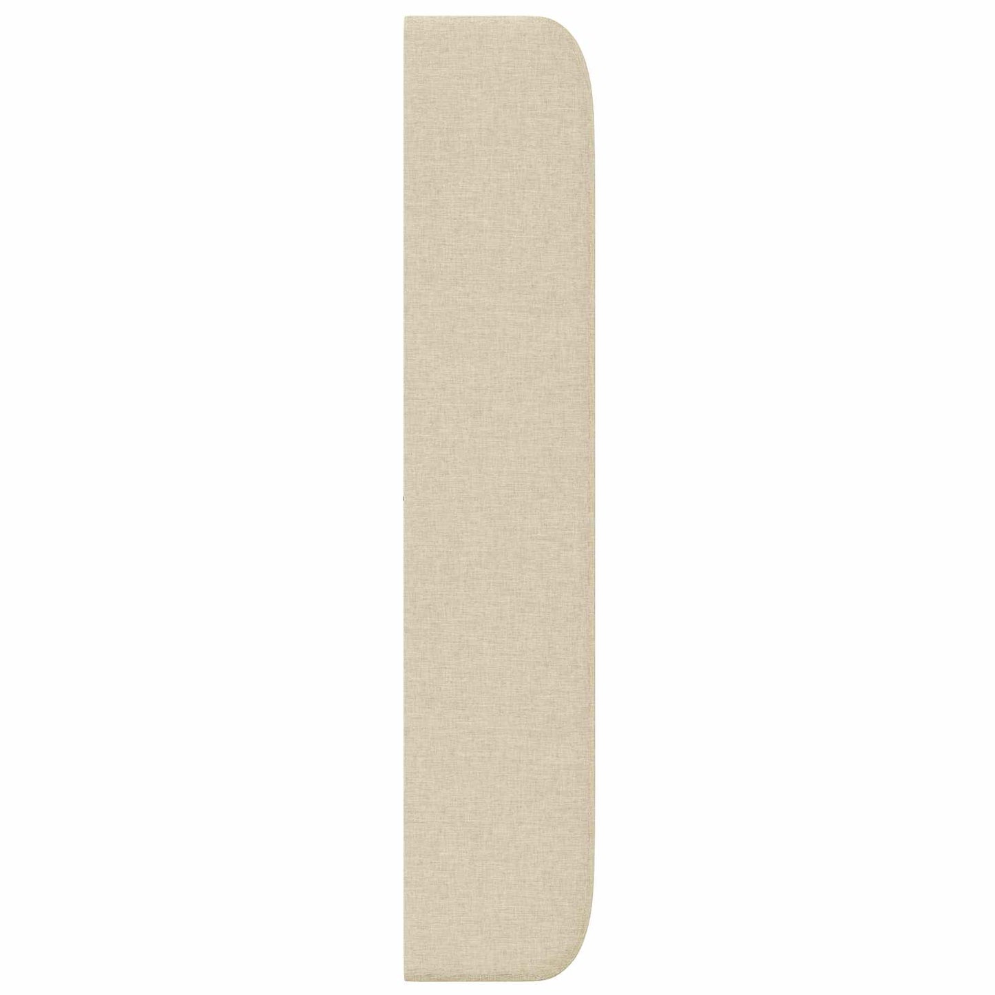 Hovedgærdeøre Creme 80 x 16 x 4 cm Stof