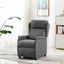 Massagestol med pude Lysegrå 93.5 x 67.5 x 101.5 cm Stof