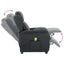 Massagestol med pude Mørkegrå 93.5 x 67.5 x 101.5 cm Stof