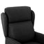 Massagestol med pude Sort 93.5 x 67.5 x 101.5 cm Stof