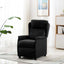 Massagestol med pude Sort 93.5 x 67.5 x 101.5 cm Stof