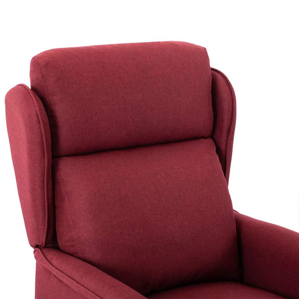 Massagestol med pude Vin 93.5 x 67.5 x 101.5 cm Stof