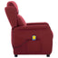 Massagestol med pude Vin 93.5 x 67.5 x 101.5 cm Stof