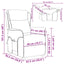 Massagestol med pude Vin 93.5 x 67.5 x 101.5 cm Stof