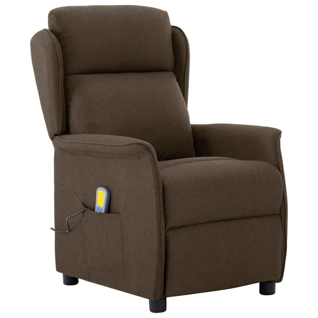 Massagestol Brun 93.5 x 67.5 x 101.5 cm Stof
