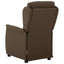 Massagestol Brun 93.5 x 67.5 x 101.5 cm Stof