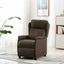 Massagestol med pude Brun 93.5 x 67.5 x 101.5 cm Stof
