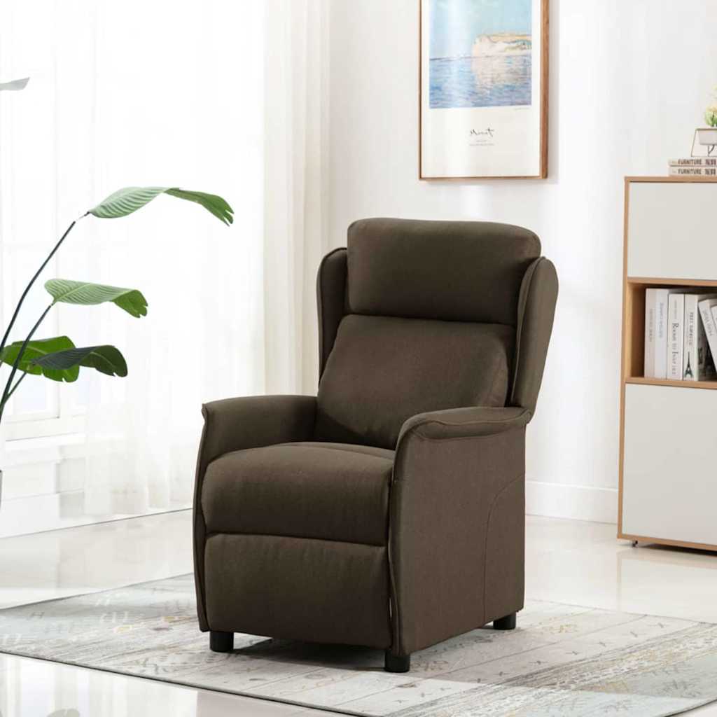 Massagestol Brun 93.5 x 67.5 x 101.5 cm Stof