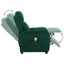 Massagestol med pude Mørkegrøn 93.5 x 67.5 x 101.5 cm Stof