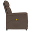 Massagestol Brun 96.5 x 70.5 x 95 cm Mikrofiber