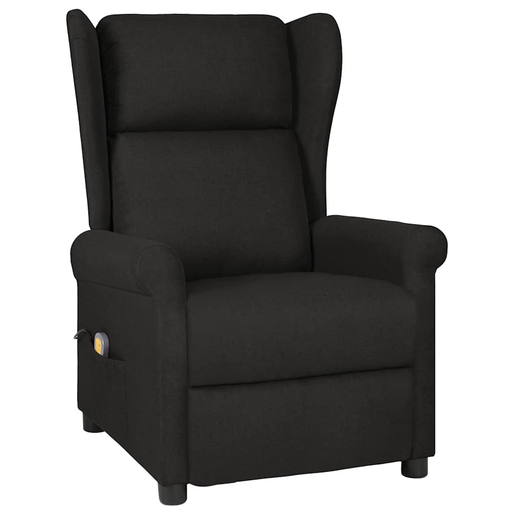 massagestol stof sort billede