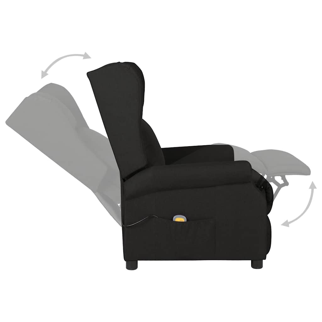 massagestol stof sort