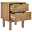 sengebord OTTA 45x39x57 cm massivt fyrretræ