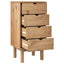 kommode OTTA 45x39x90 cm massivt fyrretræ