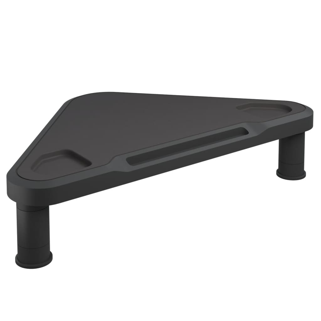 skærmstander til hjørne 49x28x10,5 cm sort