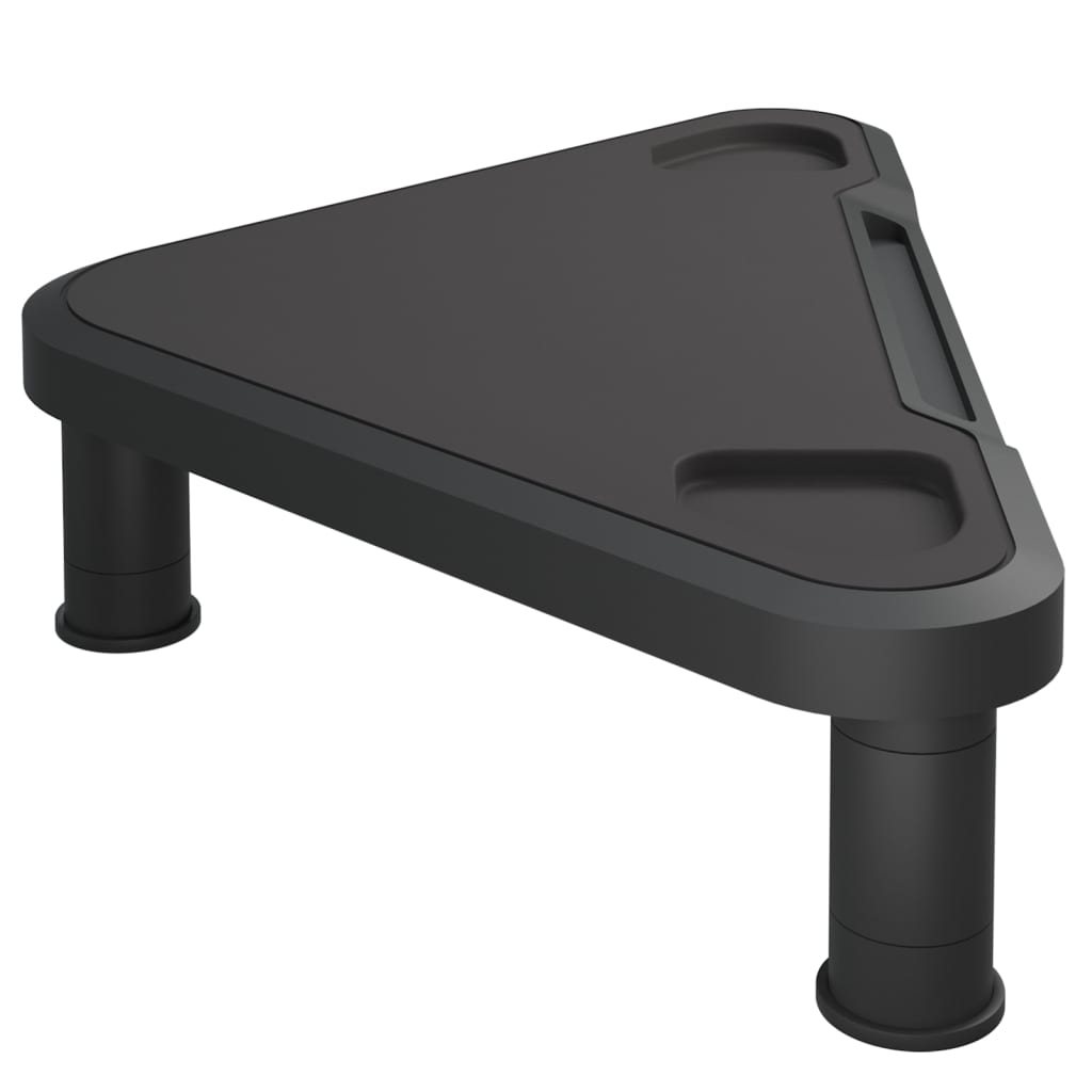 skærmstander til hjørne 49x28x10,5 cm sort