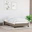 sengeramme uden madras 80x200 cm stof gråbrun