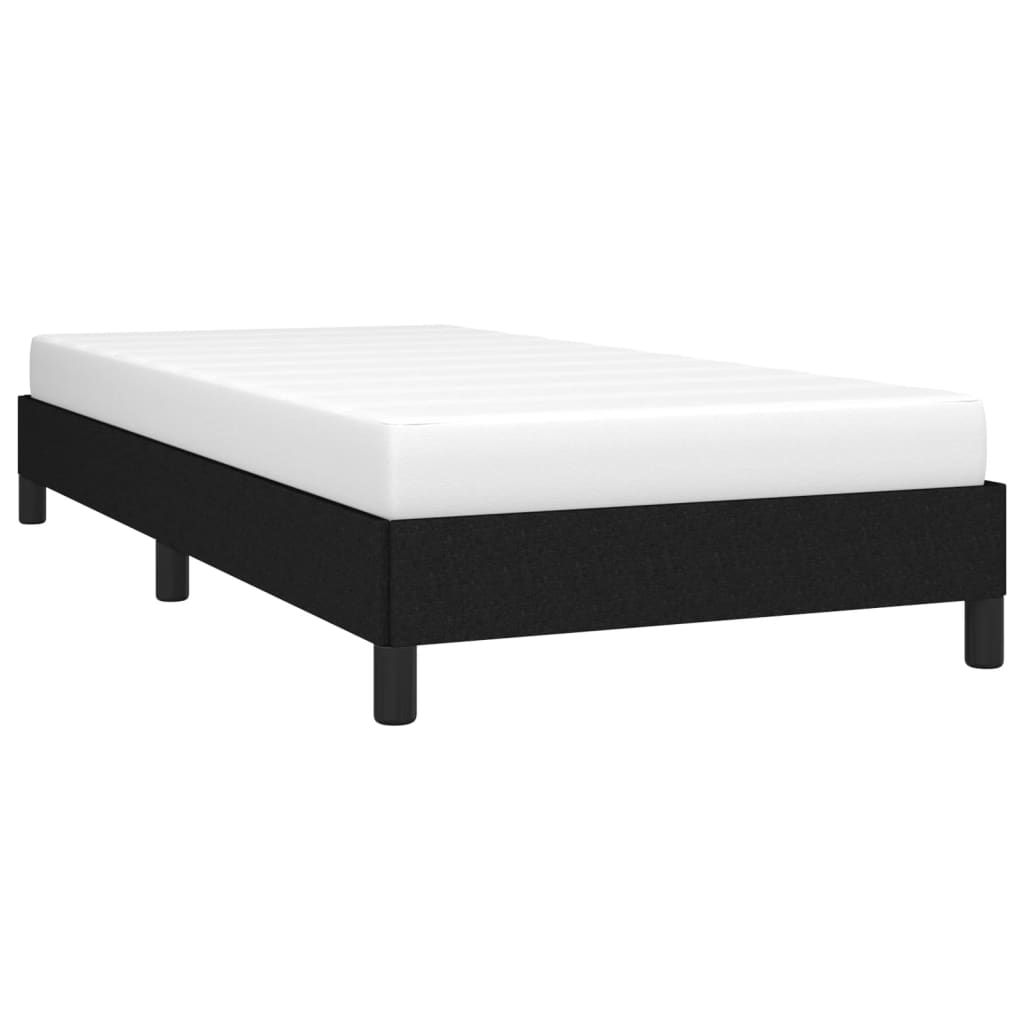 sengeramme uden madras 90x190 cm stof sort