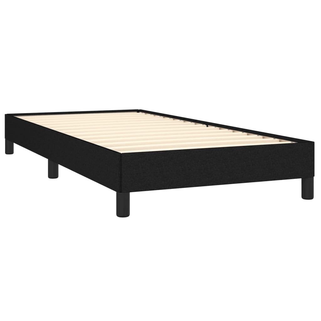 sengeramme uden madras 90x190 cm stof sort