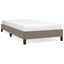 sengeramme uden madras 90x190 cm stof gråbrun