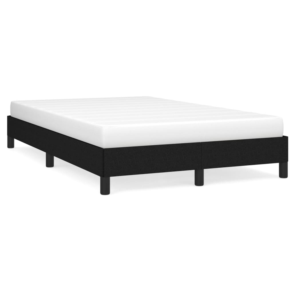 Sengeramme uden madras Sort 120x200 cm Stof