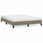 sengeramme uden madras 140x190 cm stof gråbrun