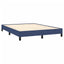 sengeramme uden madras 140x190 cm stof blå