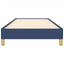 sengeramme uden madras 80x200 cm stof blå