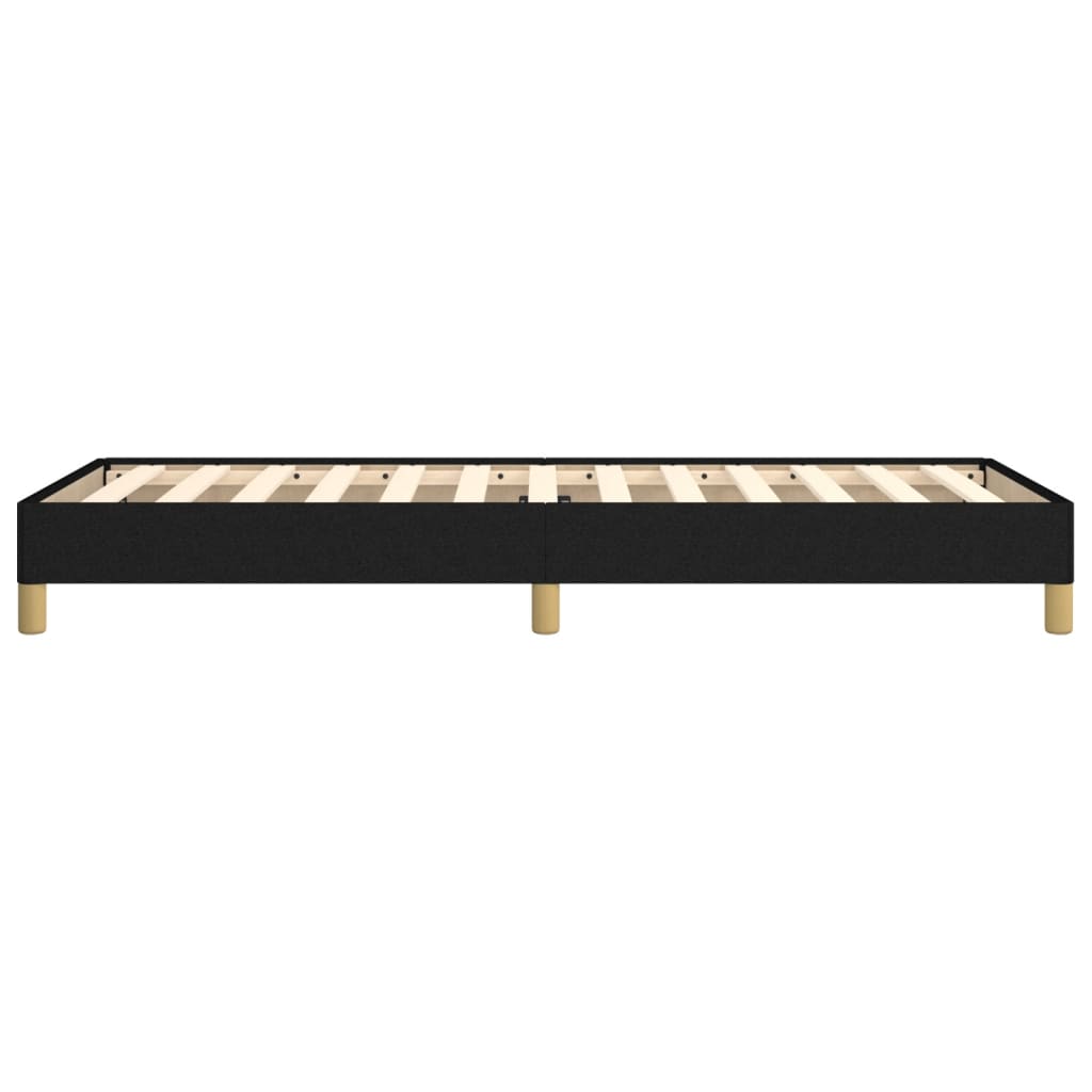 sengeramme uden madras 90x190 cm stof sort
