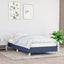sengeramme uden madras 90x190 cm stof blå