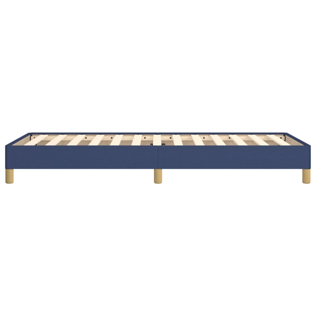 sengeramme uden madras 90x200 cm stof blå