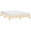 sengeramme uden madras 140x200 cm stof cremefarvet