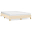 sengeramme uden madras 160x200 cm stof cremefarvet