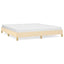 sengeramme uden madras 180x200 cm stof cremefarvet