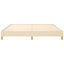 sengeramme uden madras 180x200 cm stof cremefarvet