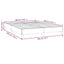 sengeramme uden madras 180x200 cm stof cremefarvet