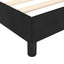 Sengeramme uden madras Sort 100x200 cm Fløjl