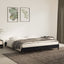 Sengeramme uden madras Sort 180x200 cm Fløjl